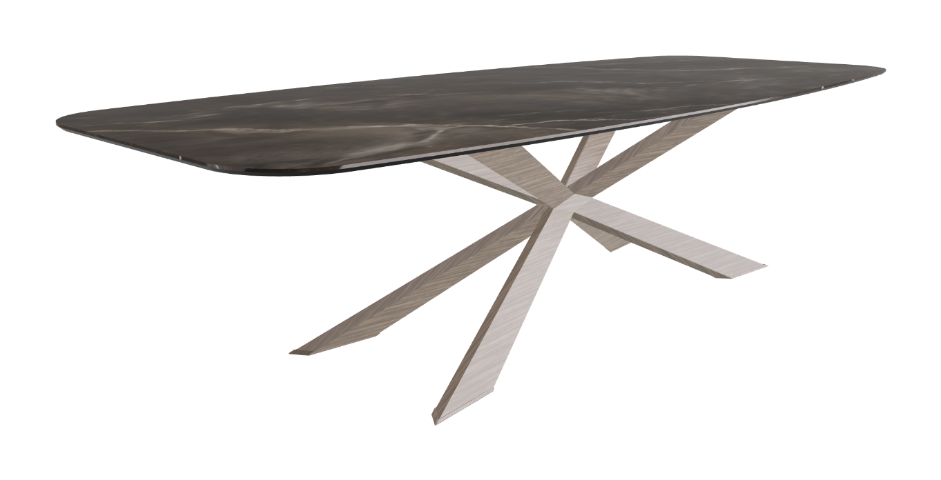 Cattelan Italia Spyder Keramik Barrel Shaped Dining Table