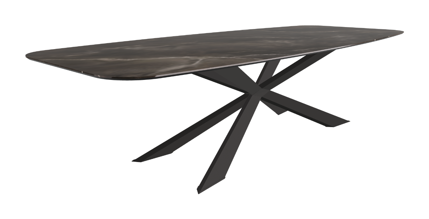 Cattelan Italia Spyder Keramik Barrel Shaped Dining Table