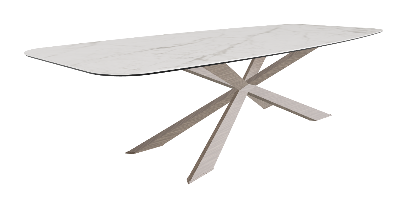 Cattelan Italia Spyder Keramik Barrel Shaped Dining Table