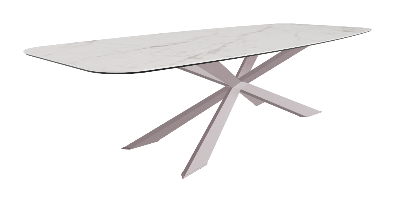 Cattelan Italia Spyder Keramik Barrel Shaped Dining Table