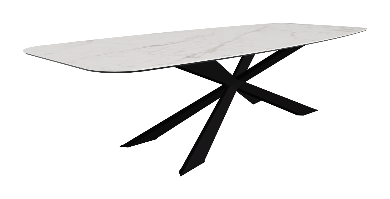 Cattelan Italia Spyder Keramik Barrel Shaped Dining Table