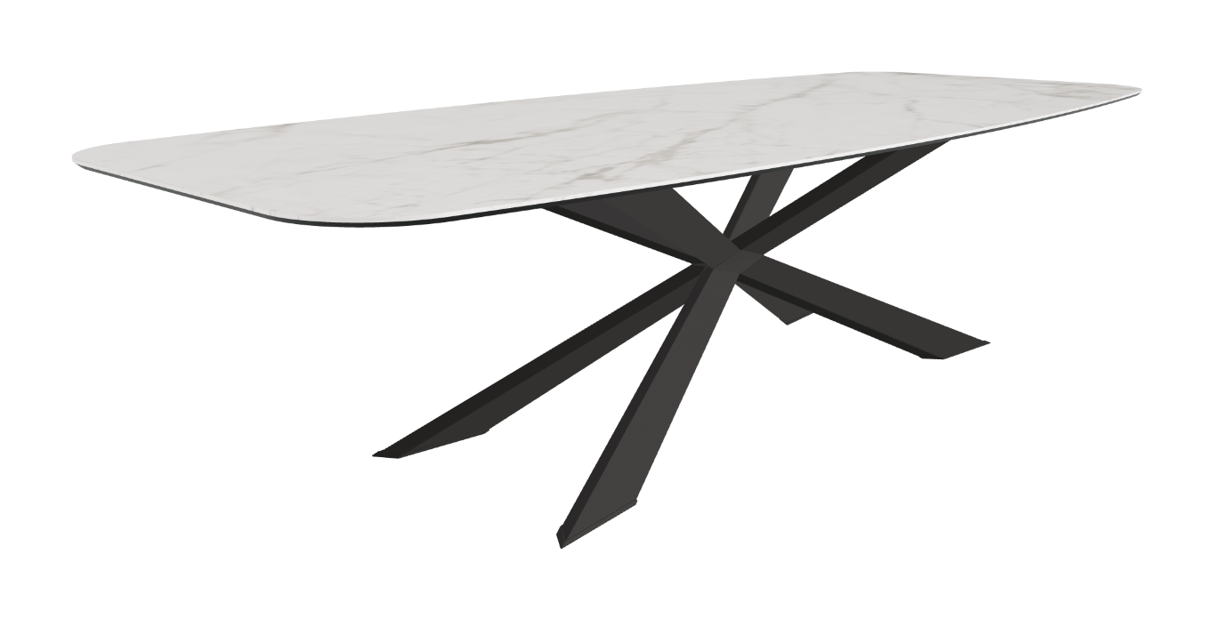 Cattelan Italia Spyder Keramik Barrel Shaped Dining Table