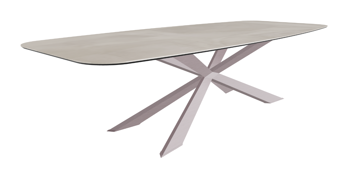 Cattelan Italia Spyder Keramik Barrel Shaped Dining Table