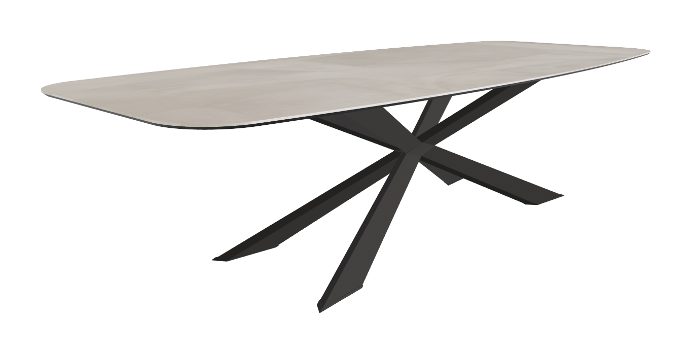 Cattelan Italia Spyder Keramik Barrel Shaped Dining Table