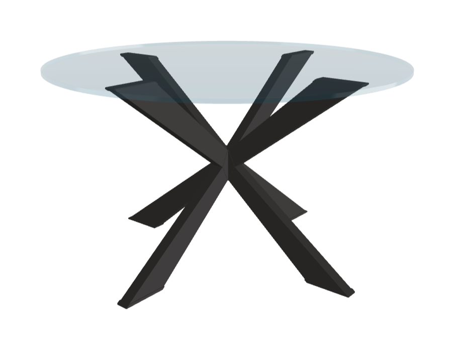 Cattelan Italia Spyder Glass Dining Table
