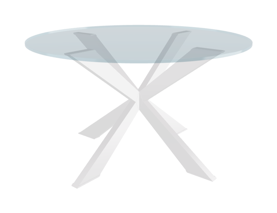 Cattelan Italia Spyder Glass Dining Table