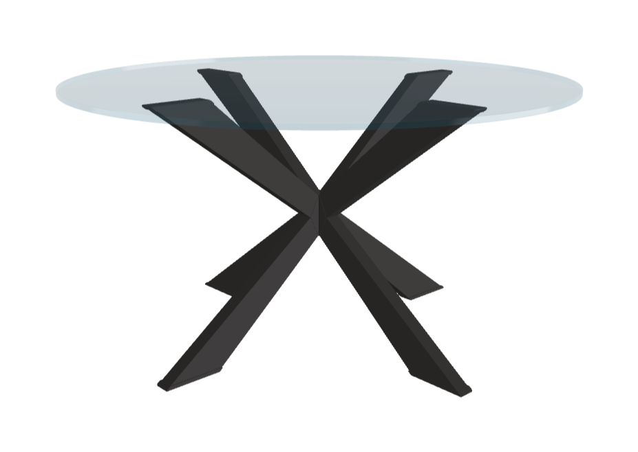 Cattelan Italia Spyder Glass Dining Table