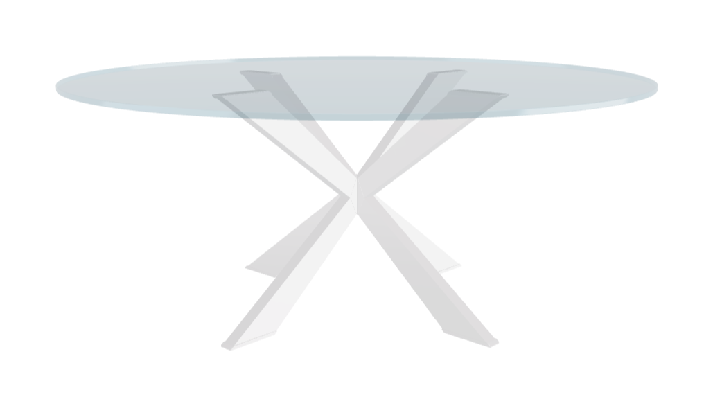 Cattelan Italia Spyder Glass Dining Table