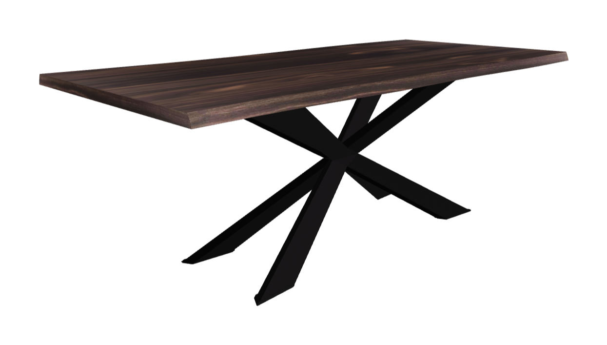 Cattelan Italia Spyder Wood Live Edged Dining Table