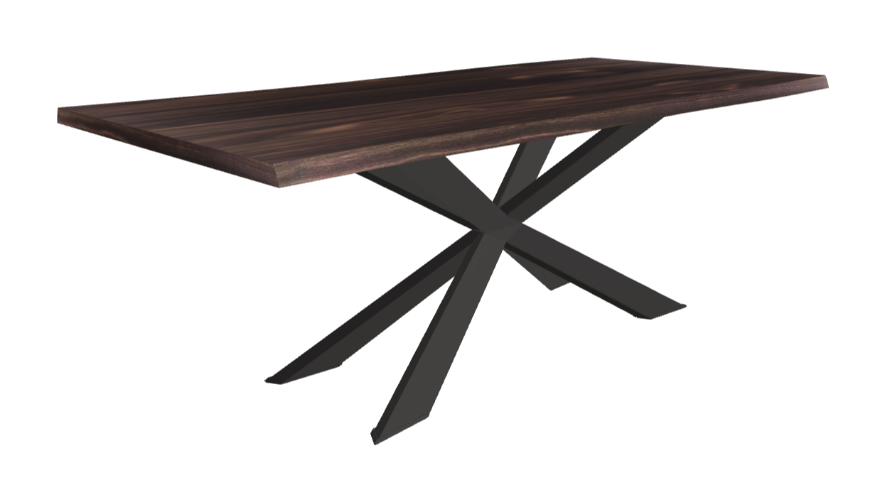 Cattelan Italia Spyder Wood Live Edged Dining Table