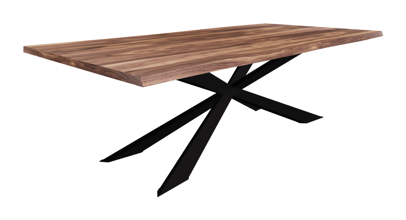 Cattelan Italia Spyder Wood Live Edged Dining Table