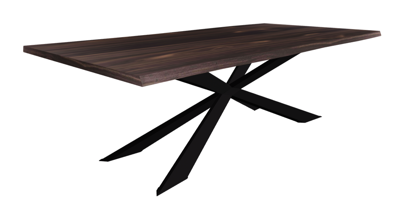 Cattelan Italia Spyder Wood Live Edged Dining Table