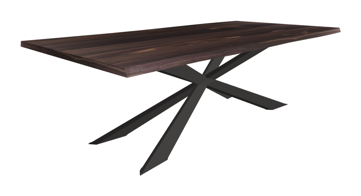 Cattelan Italia Spyder Wood Live Edged Dining Table