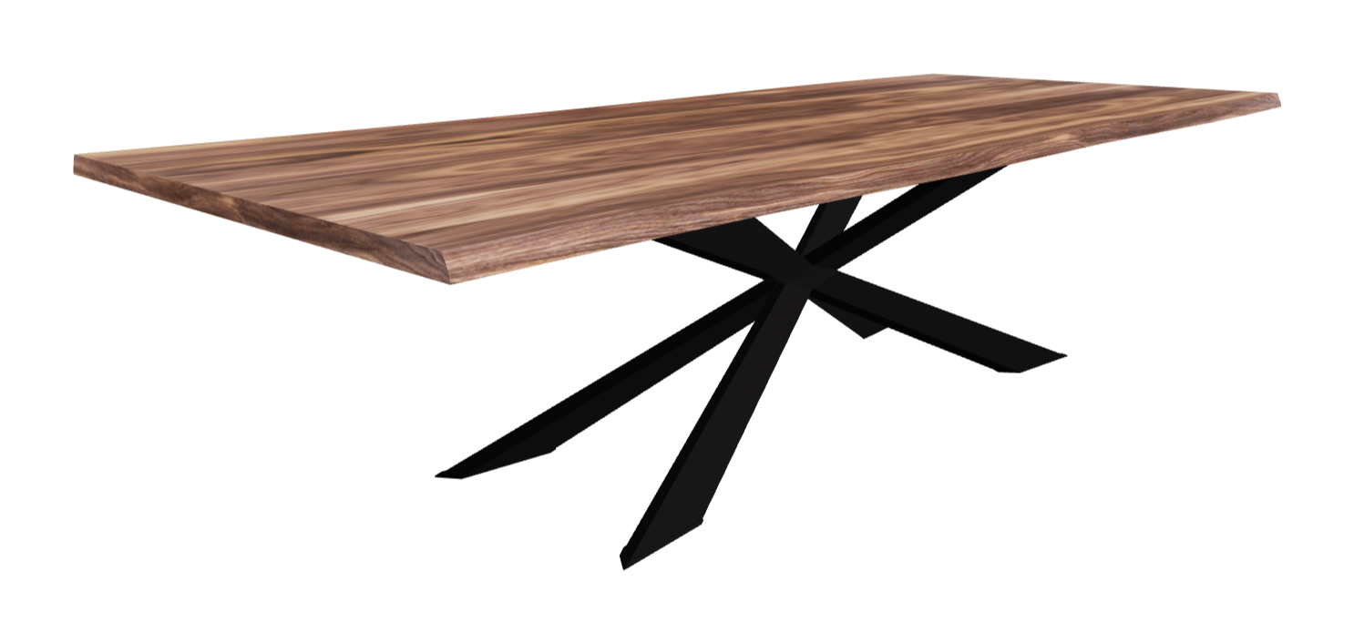 Cattelan Italia Spyder Wood Live Edged Dining Table