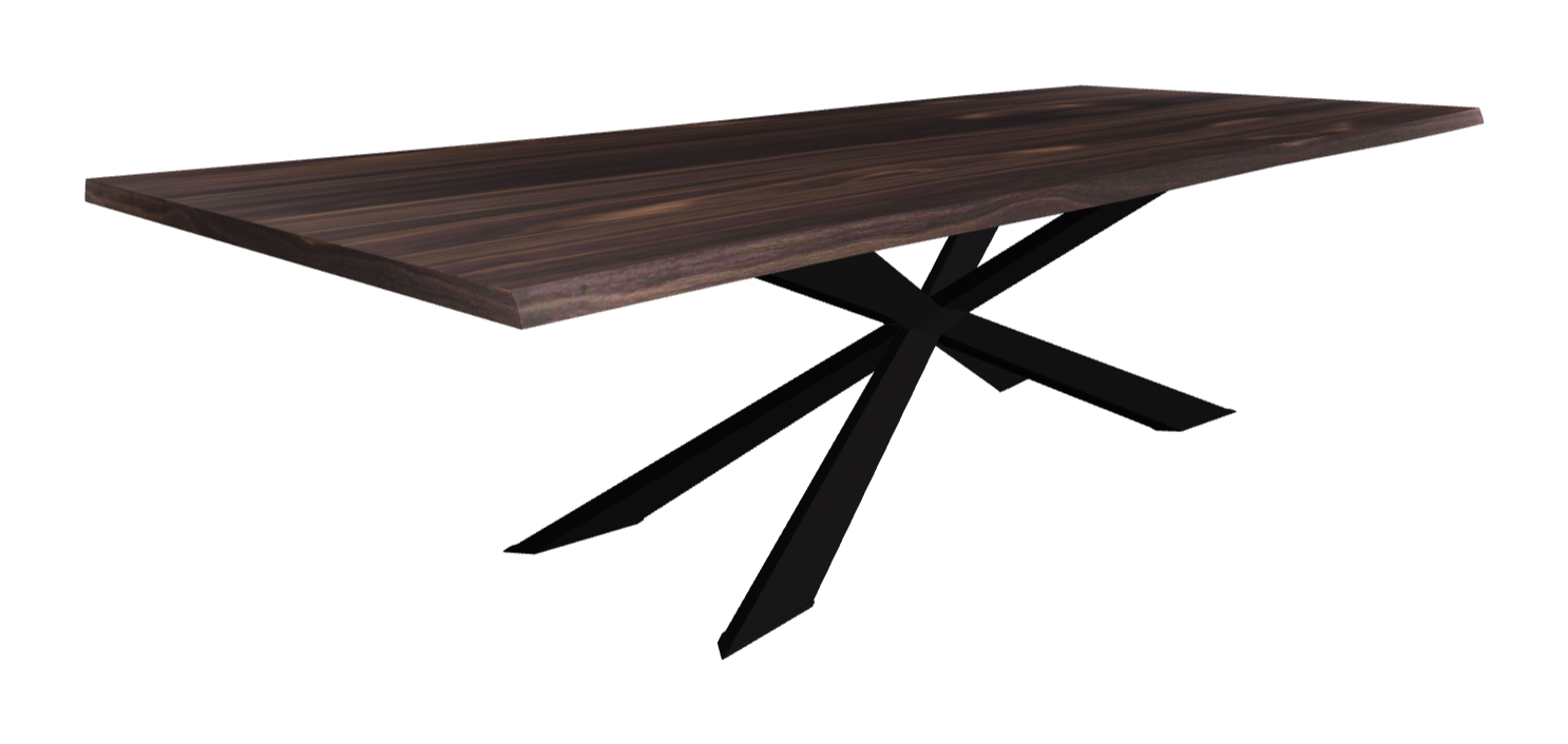 Cattelan Italia Spyder Wood Live Edged Dining Table