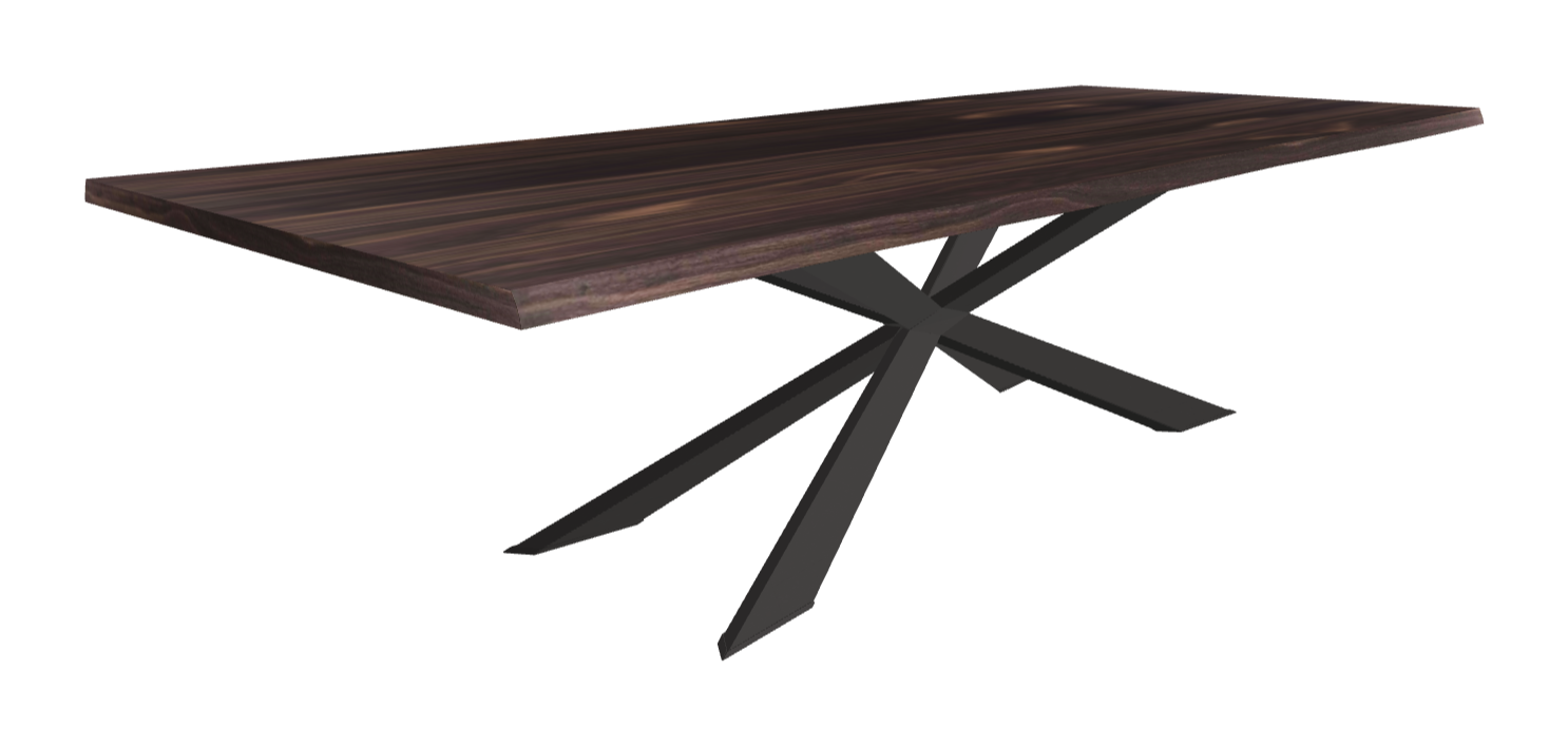 Cattelan Italia Spyder Wood Live Edged Dining Table