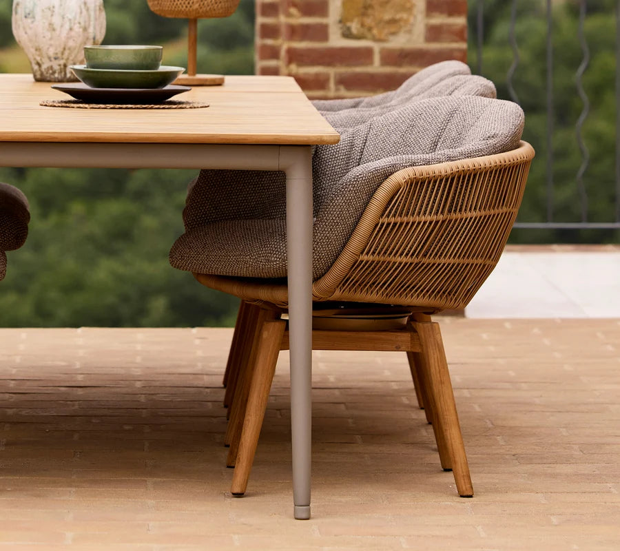Cane-line Stay Chair with Teak Swivel