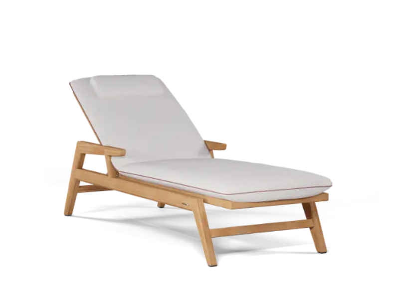 Manutti Sunrise Sun Lounger With Armrest