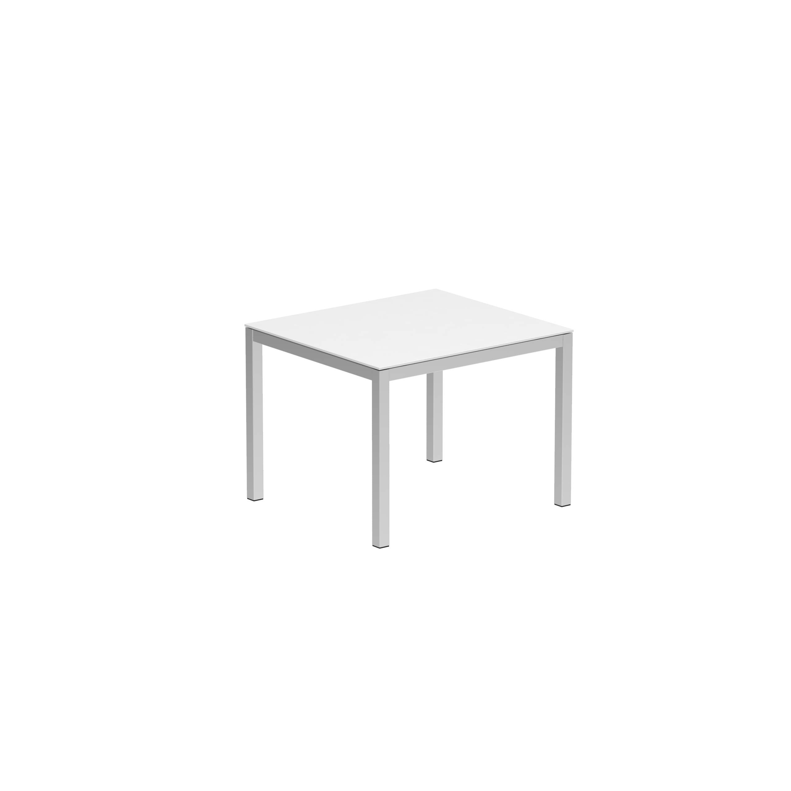 Taboela Table 100x90cm With Top Ceramic White El Pol