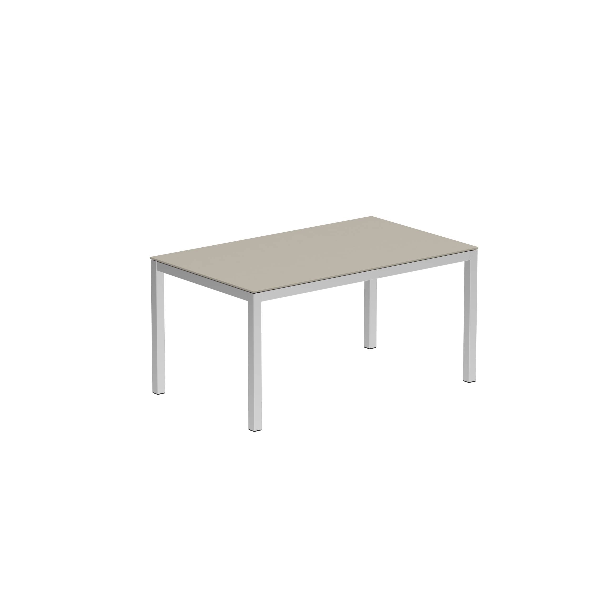 Taboela Table 150x90cm Ep + Ceramic Top Pearl Grey