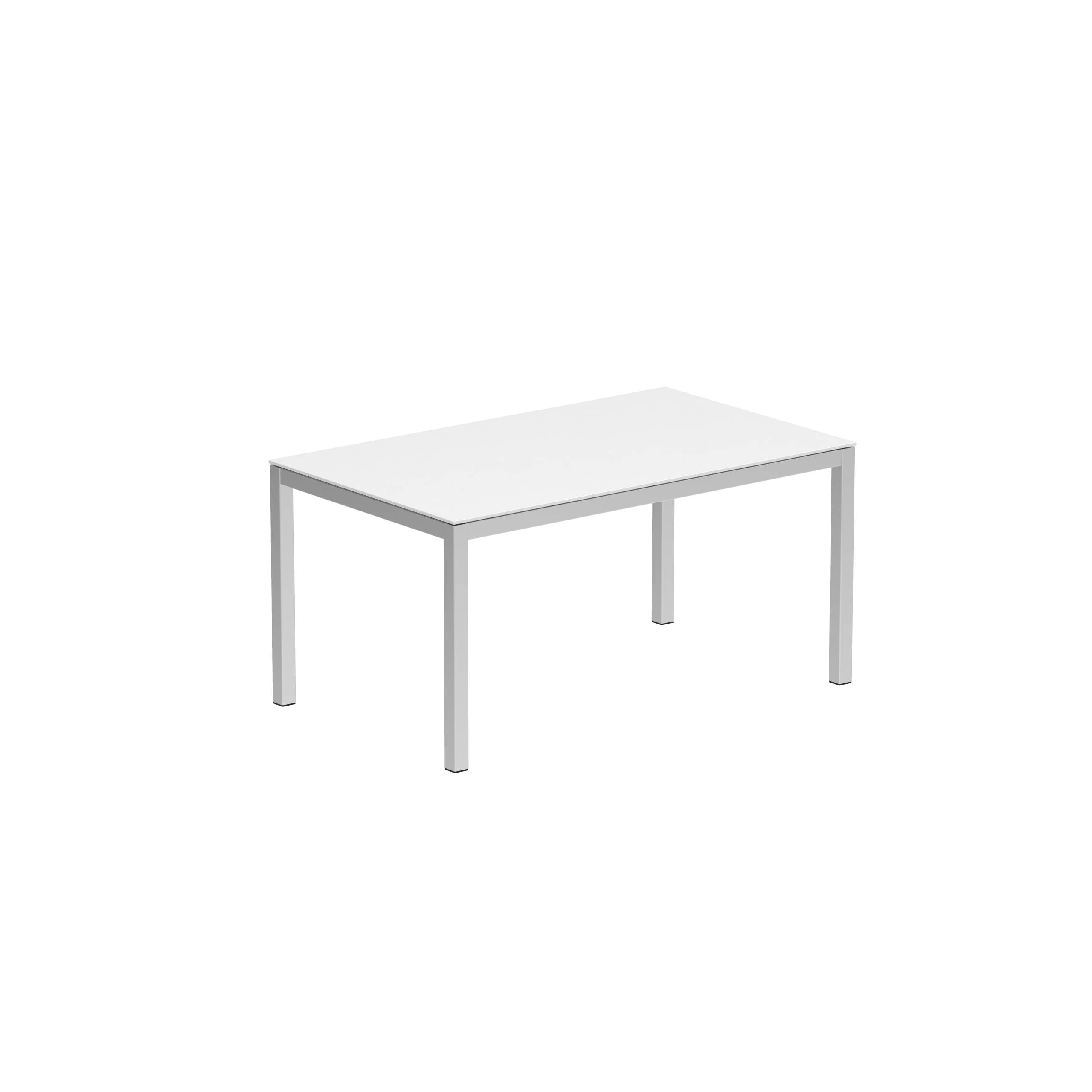 Taboela Table 150x90cm Ep + Ceramic Top White