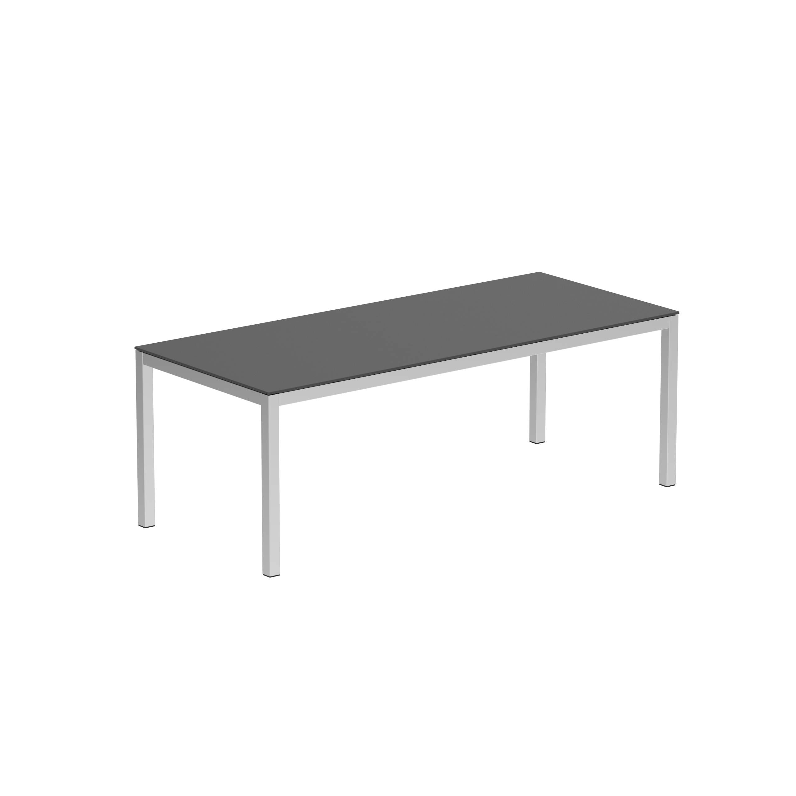 Taboela Table 210x90cm Ep + Ceramic Top Black