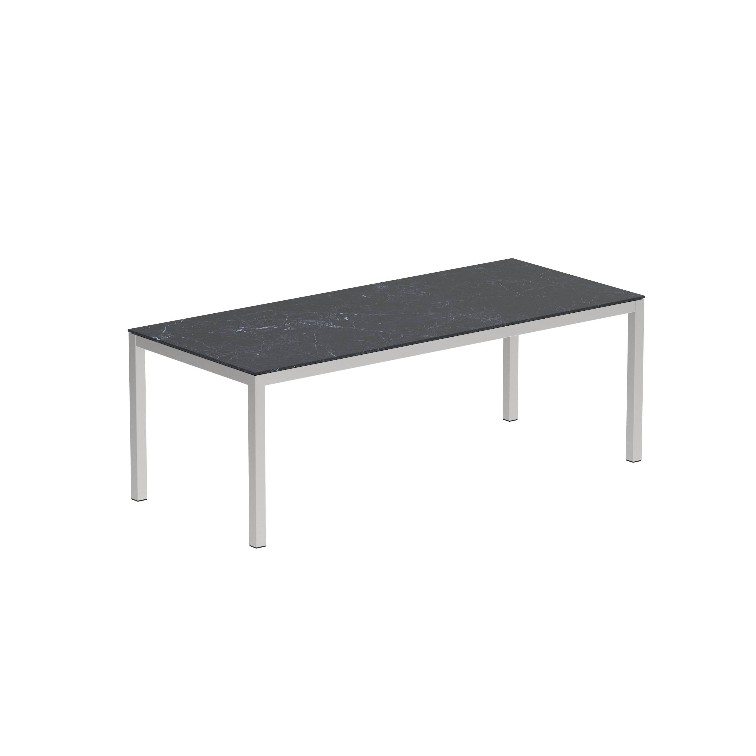 Taboela Table 210x90cm + Ceramic Top Nero Marquina