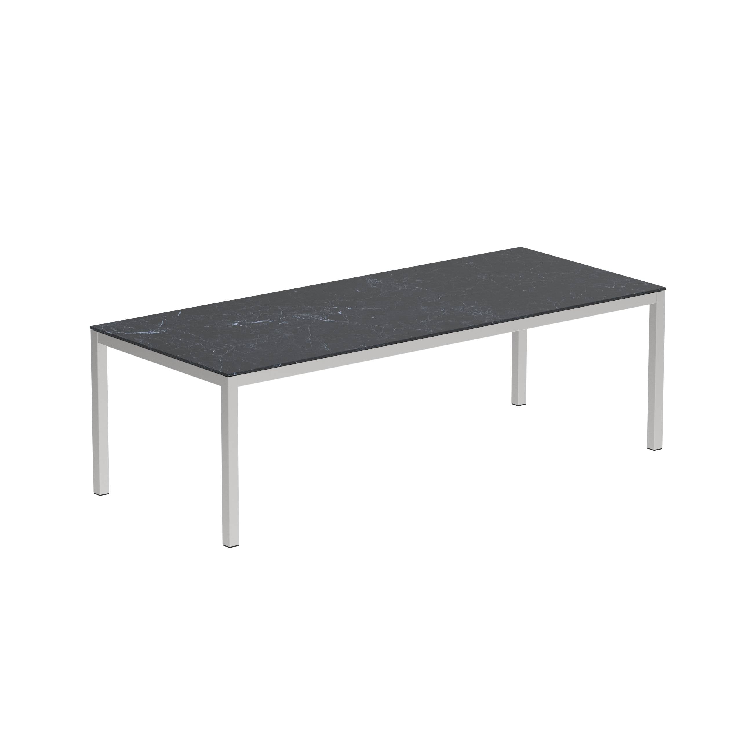 Taboela Table 240x100cm + Ceramic Top Nero Marquina