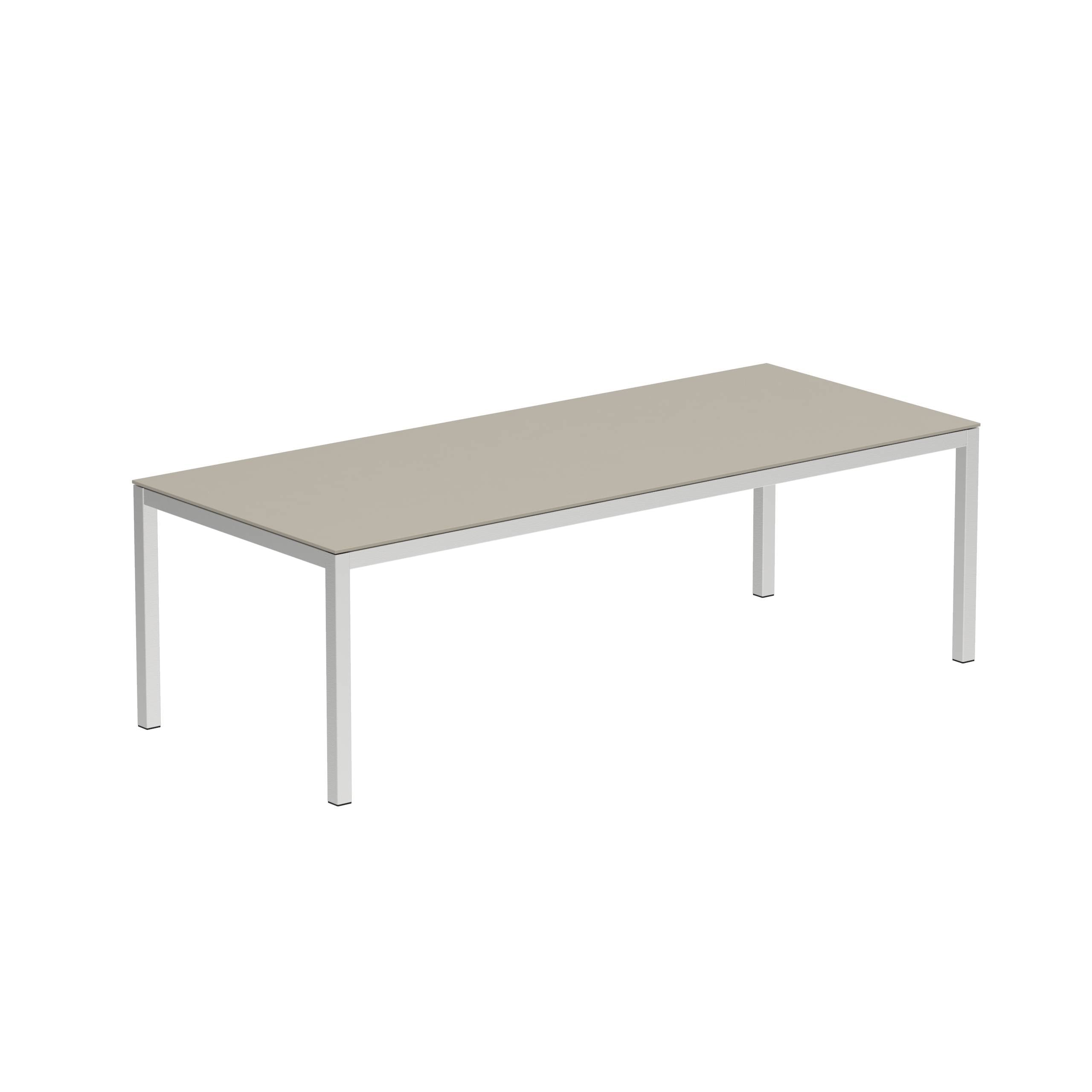 Taboela Table 240x100cm + Ceramic Top Pearl Grey