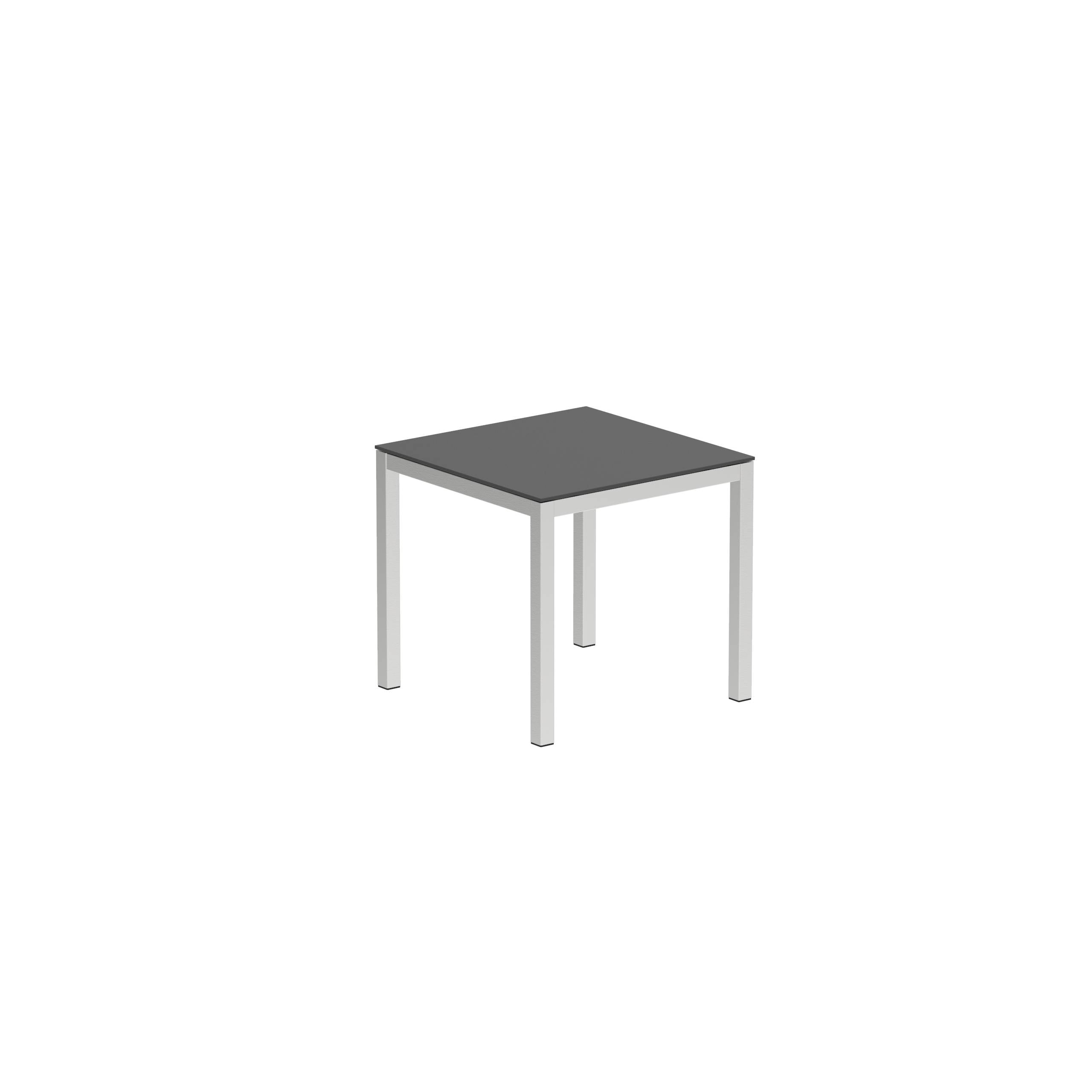 Taboela Table 80x80cm + Ceramic Top Black