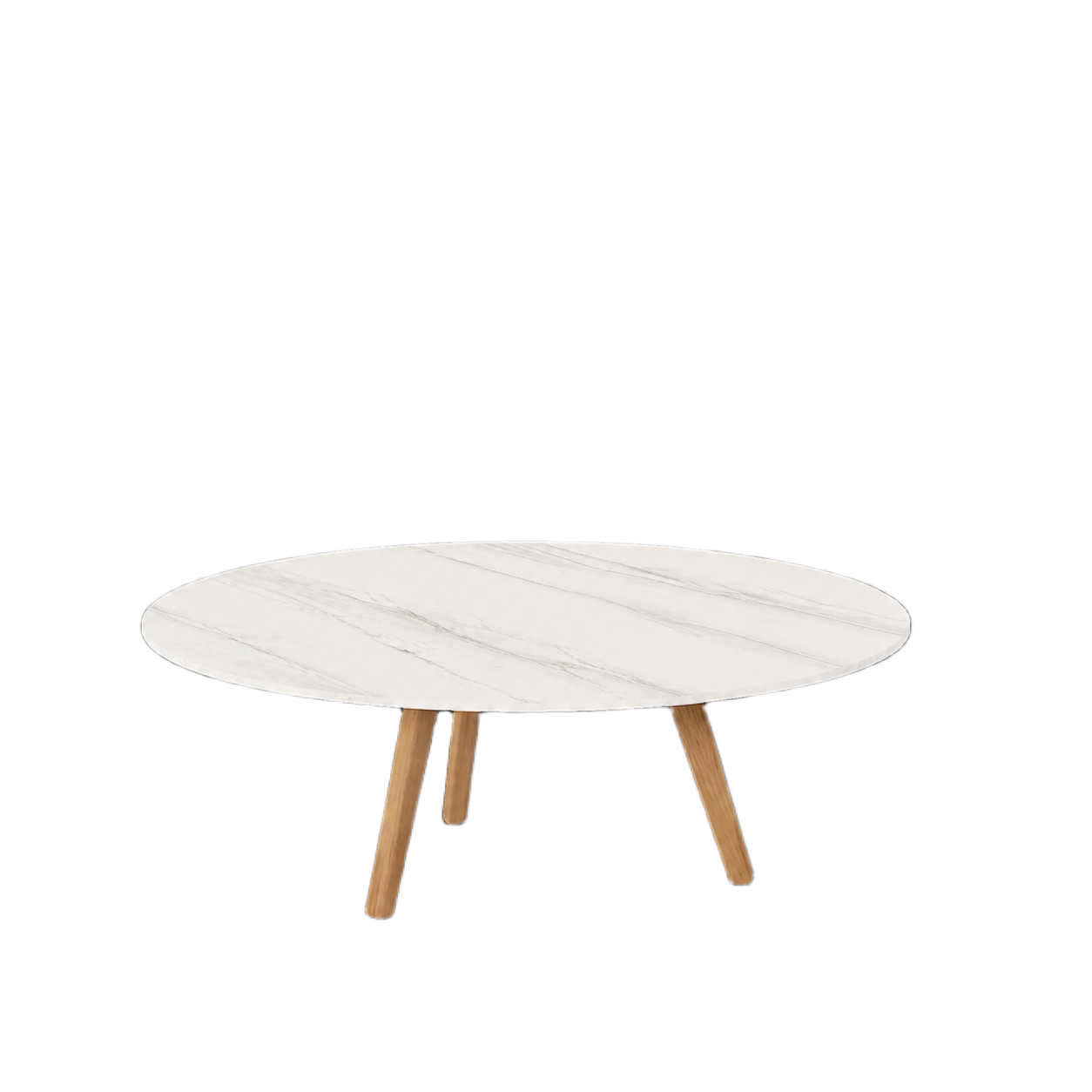 Manutti Torsa Coffee Table Round Ø100 × 35h cm