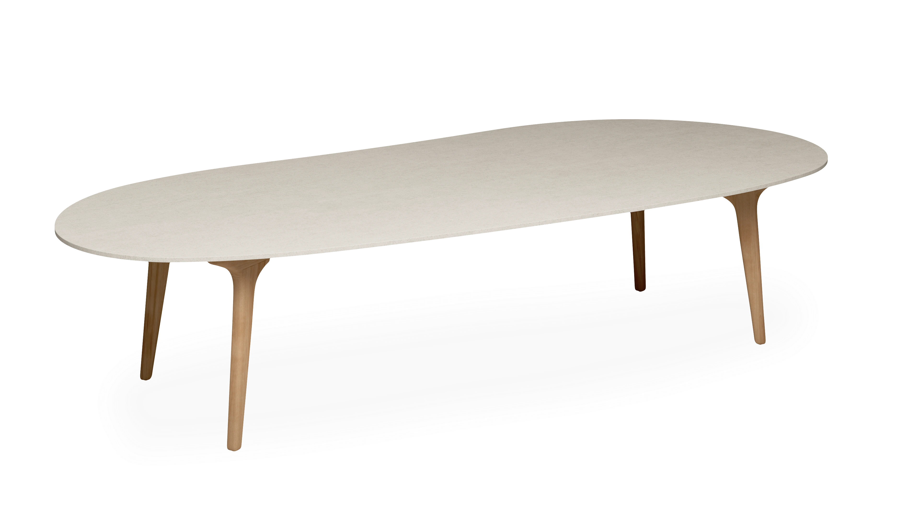 Manutti Torsa Organic Dining Table 310 × 135 cm
