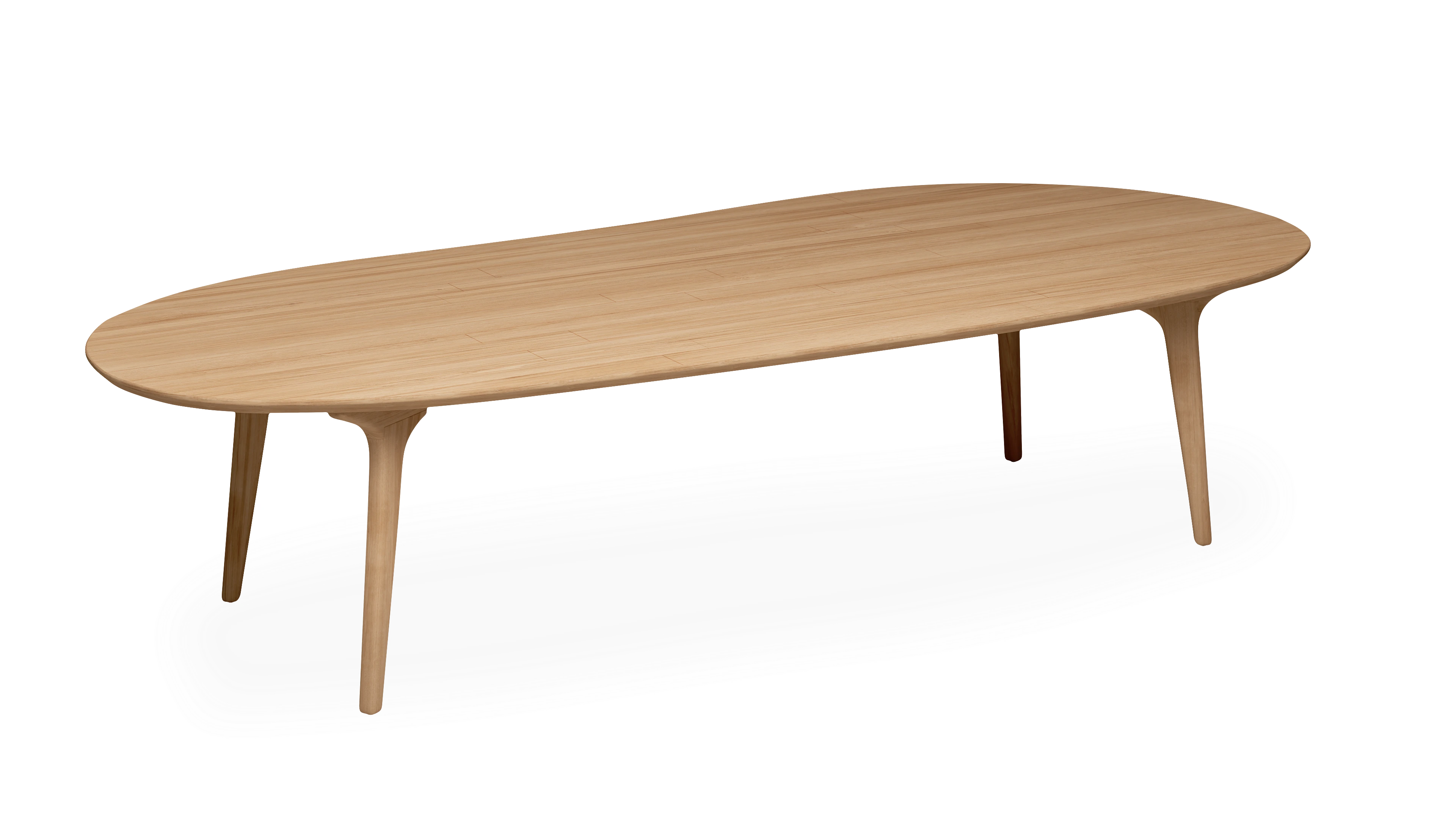 Manutti Torsa Organic Dining Table 310 × 135 cm