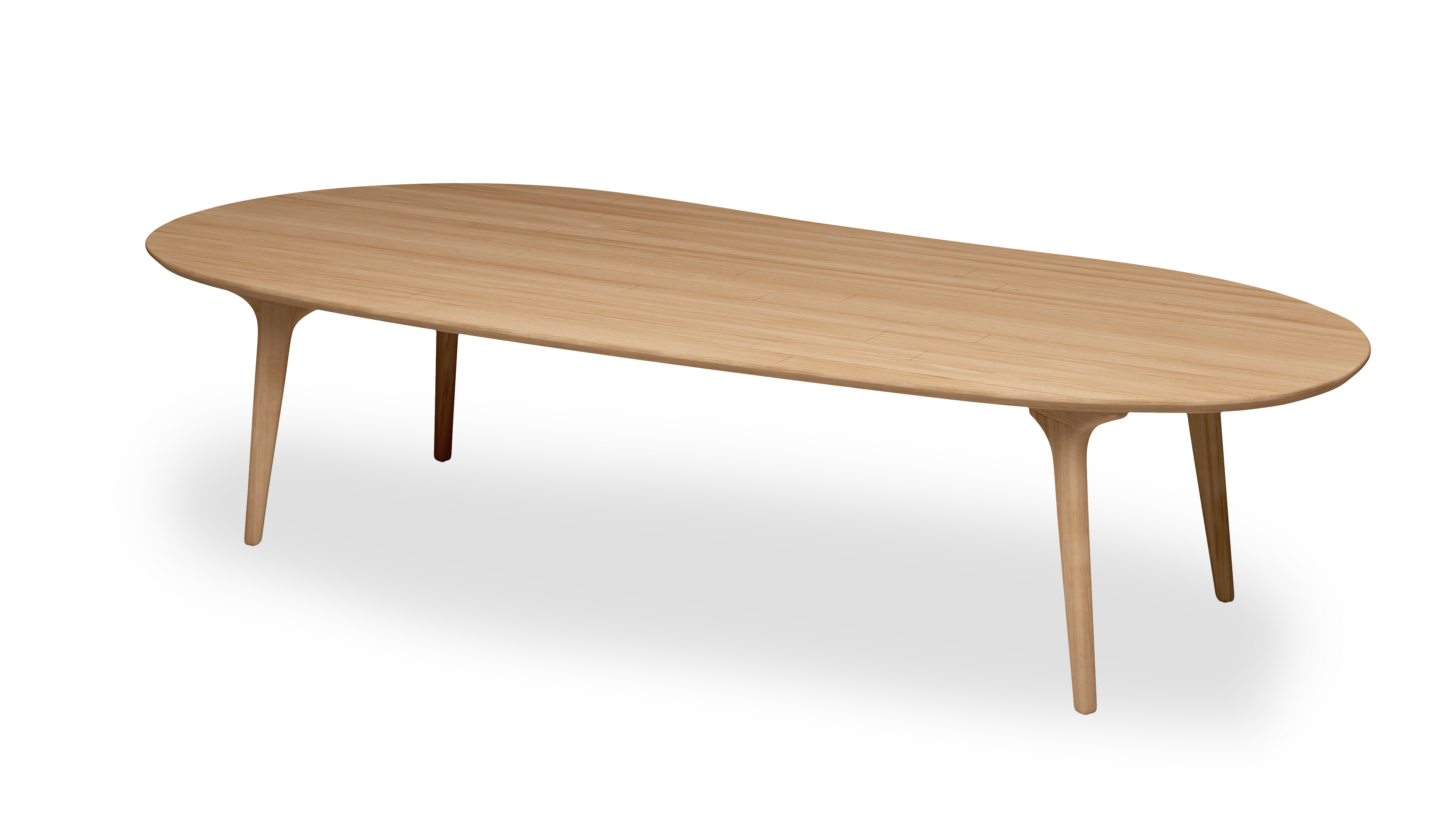 Manutti Torsa Organic Dining Table with 310 cm Width, 135 cm Depth & 75 cm Height