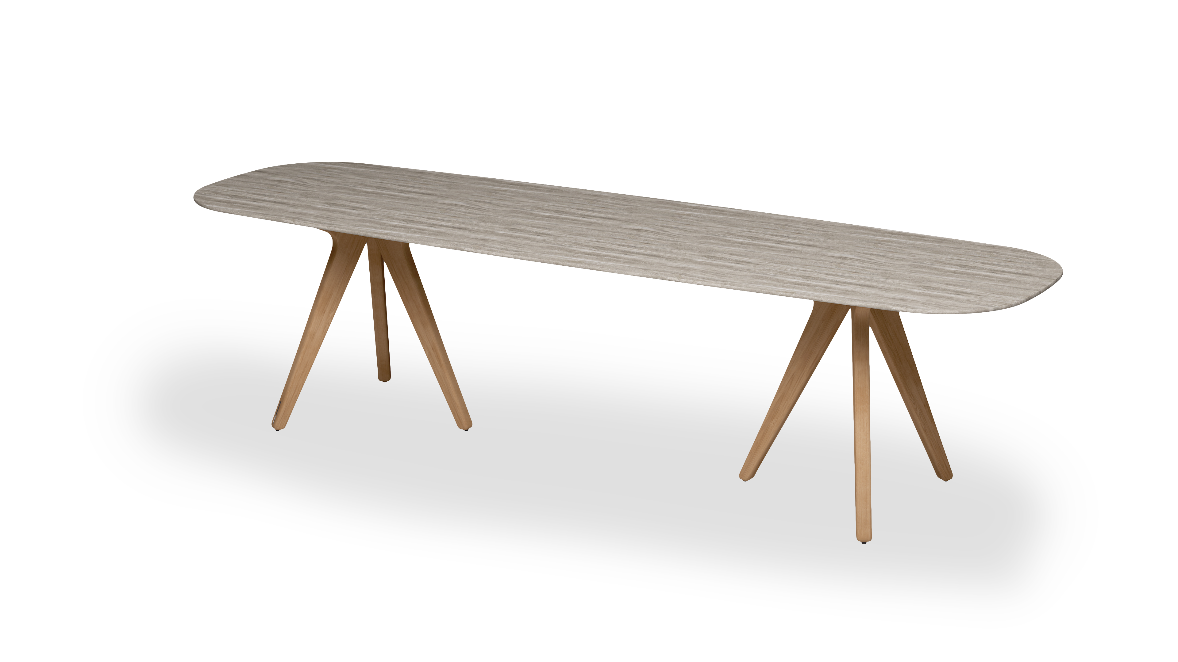 Manutti Torsa Dining Table with 280 cm Width, 85 cm Depth & 73 cm Height