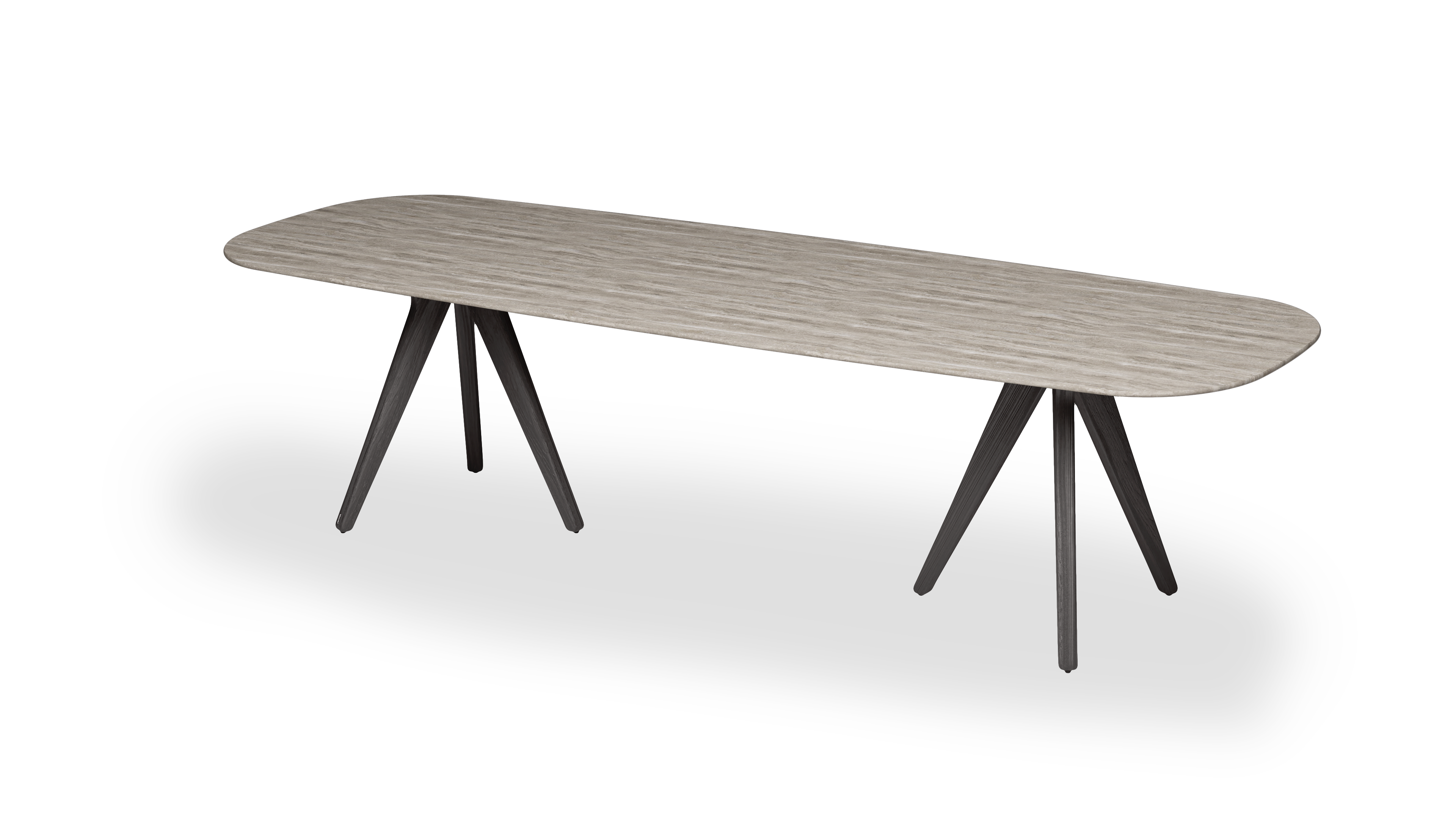 Manutti Torsa Dining Table with 280 cm Width, 100 cm Depth & 73 cm Height