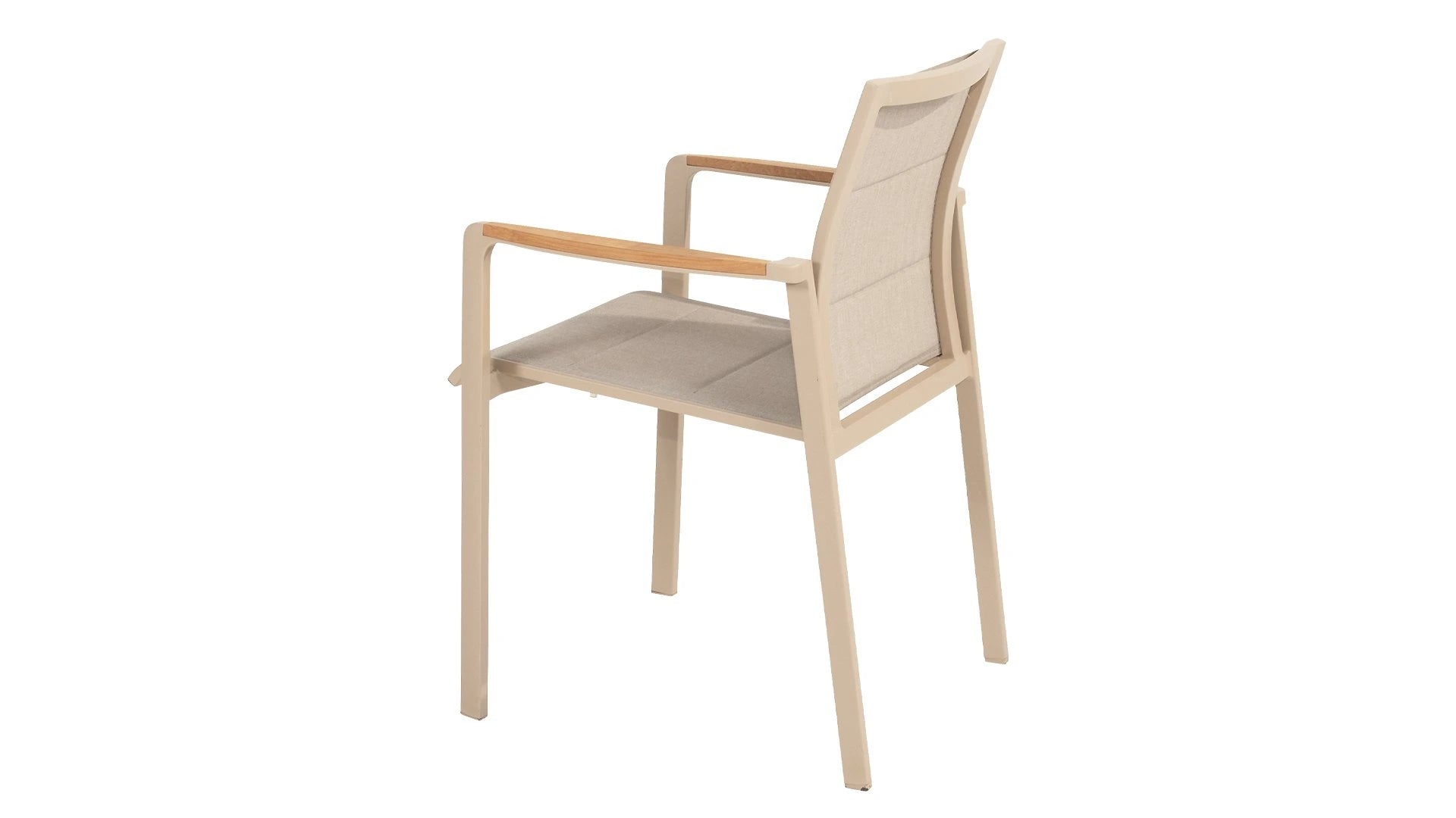 4 Seasons Outdoor Cortina stacking chair latte