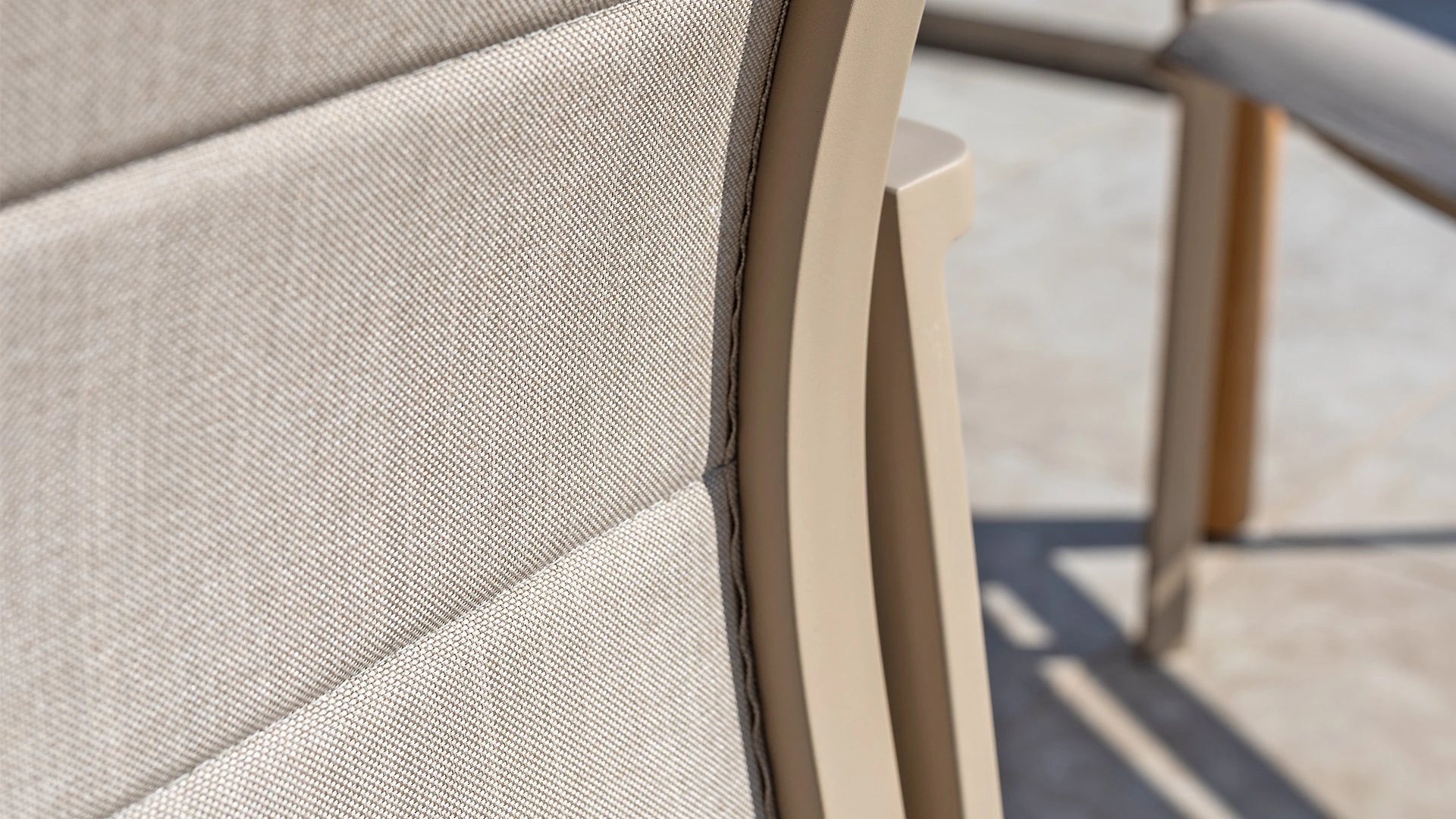 4 Seasons Outdoor Cortina stacking chair latte