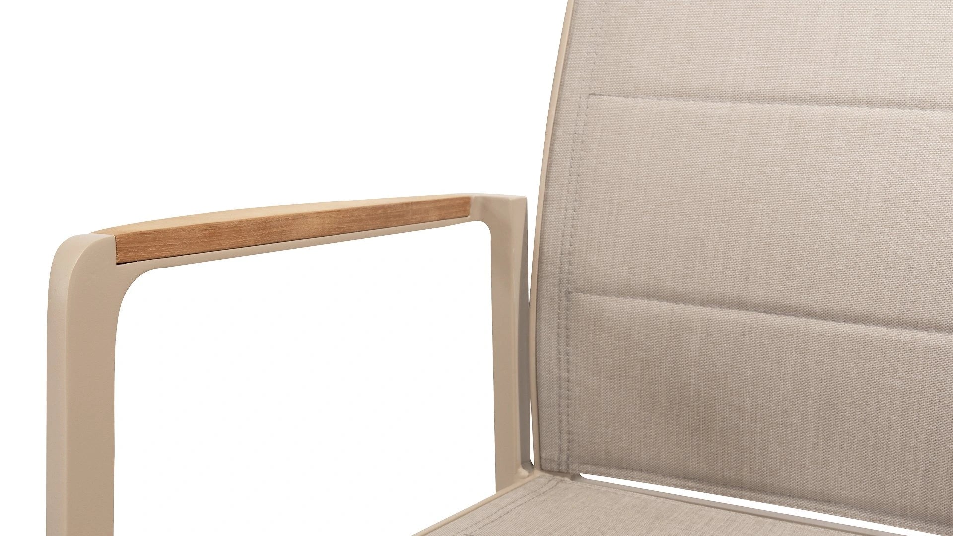 4 Seasons Outdoor Cortina stacking chair latte