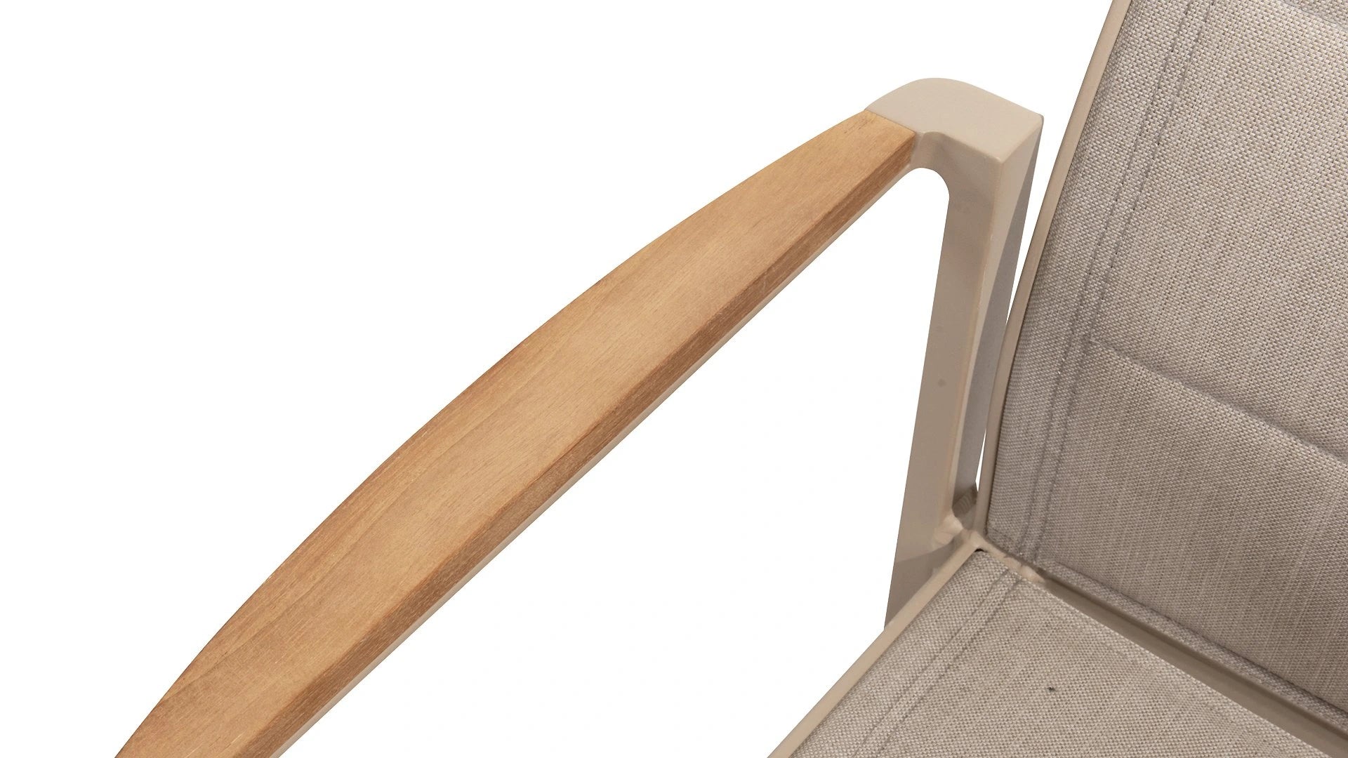 4 Seasons Outdoor Cortina stacking chair latte