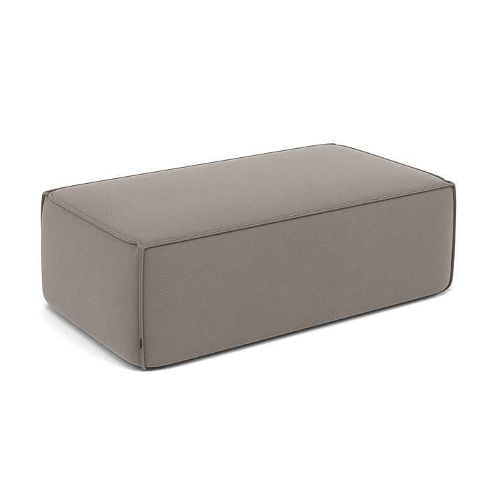 Manutti Touch Rectangular Pouf with 112 cm Width and 65 cm Depth