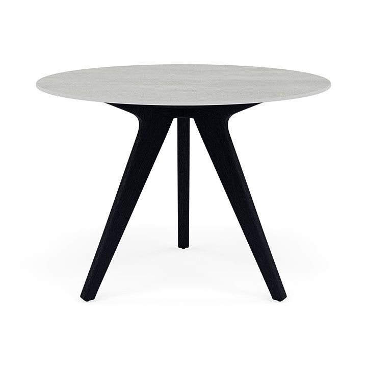 Manutti Torsa Round Dining Table With 100 cm Width and 73 cm Height