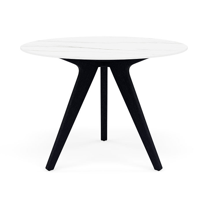 Manutti Torsa Round Dining Table With 100 cm Width and 73 cm Height