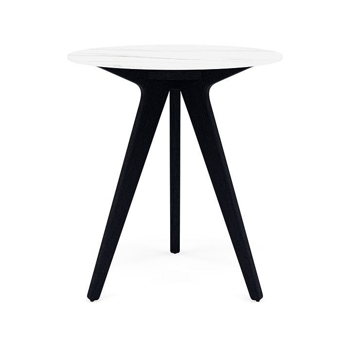 Manutti Torsa Counter Height Round Dining Table With 80 cm Width and 91 cm Height