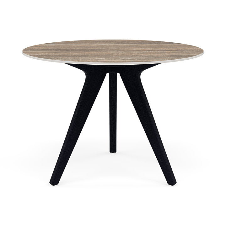 Manutti Torsa Round Dining Table With 100 cm Width and 73 cm Height