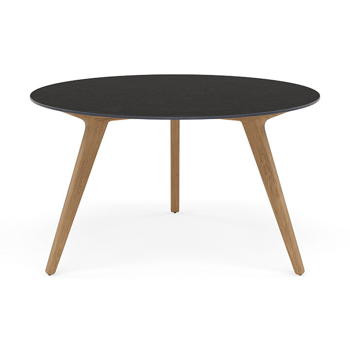 Manutti Torsa  Round Dining Table With 125 cm Width and 73 cm Height