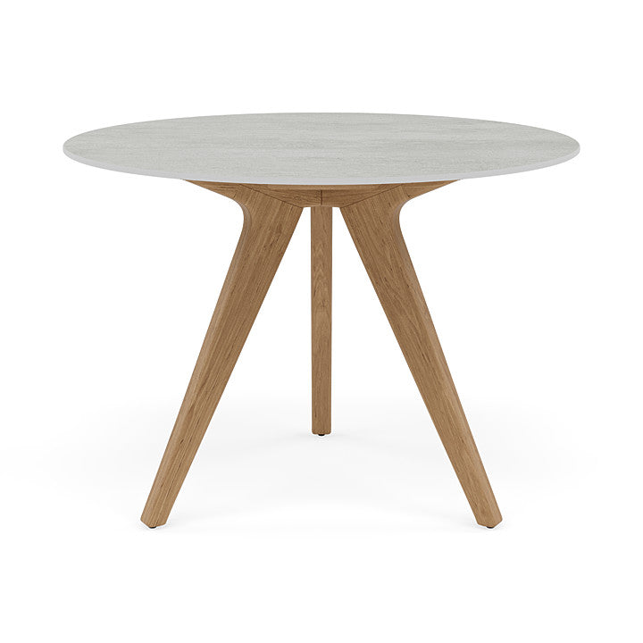 Manutti Torsa Round Dining Table With 100 cm Width and 73 cm Height