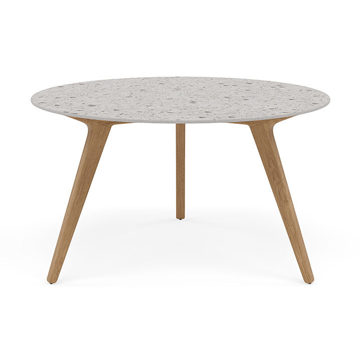 Manutti Torsa  Round Dining Table With 125 cm Width and 73 cm Height