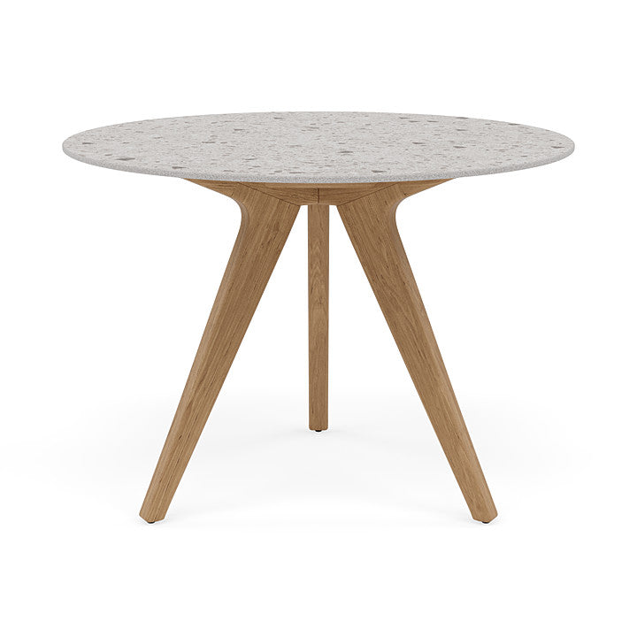 Manutti Torsa Round Dining Table With 100 cm Width and 73 cm Height