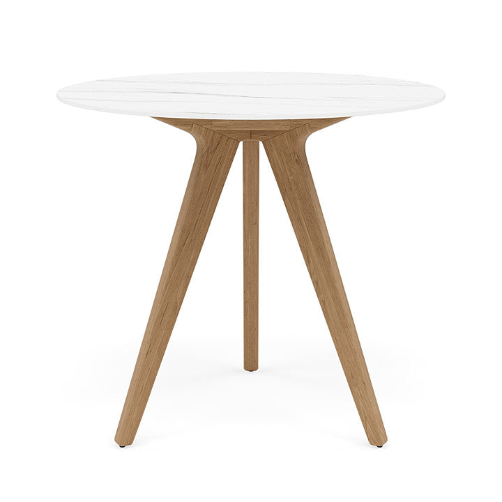 Manutti Torsa Counter Height Round Dining Table With 100 cm Width and 91 cm Height